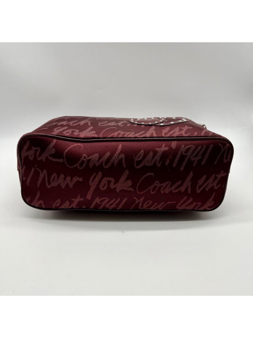 Coach Purple Poppy Lurex Signature F17472 Hobo Bag - Picture 5 of 14